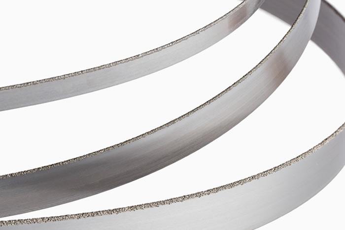 Diamond clearance bandsaw blade